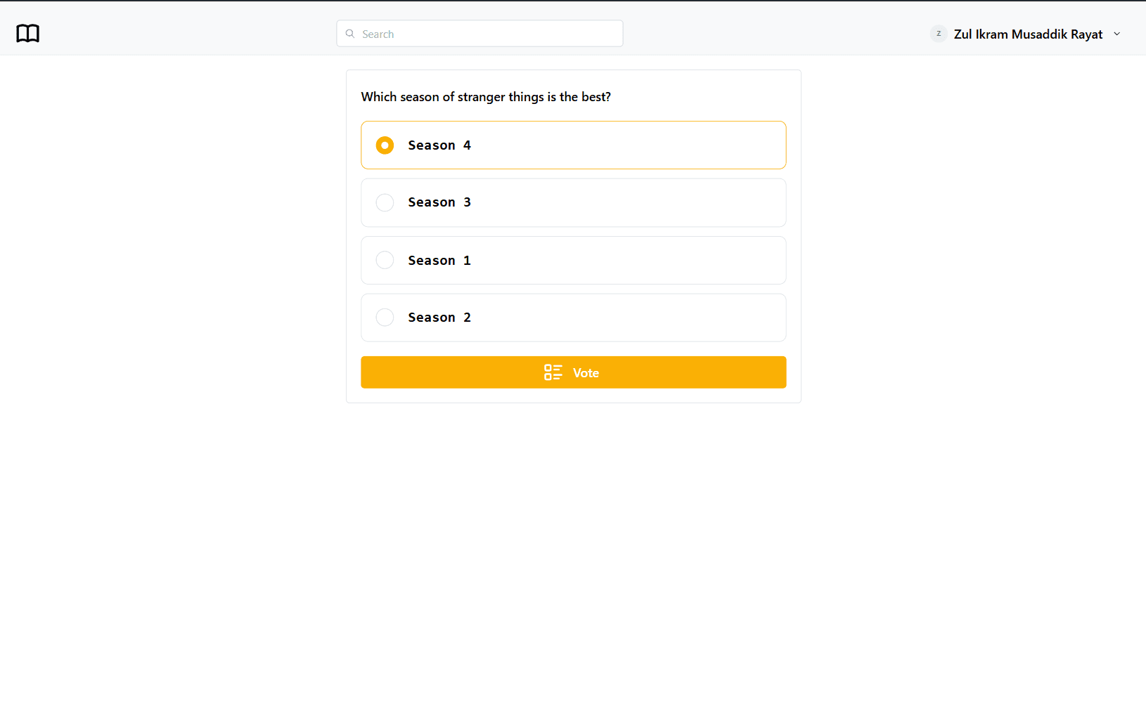 Democracy | Real-time Polling App